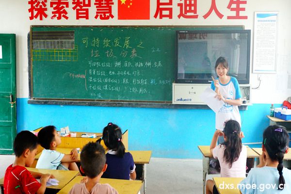 安徽大学生开展环保教育：助力持续发展 共建美丽乡村