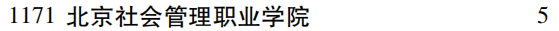 2019年北京社会管理职业学院专科（高职）批（文史类）在吉林招生计划