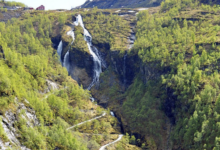 挪威弗洛姆高山火车