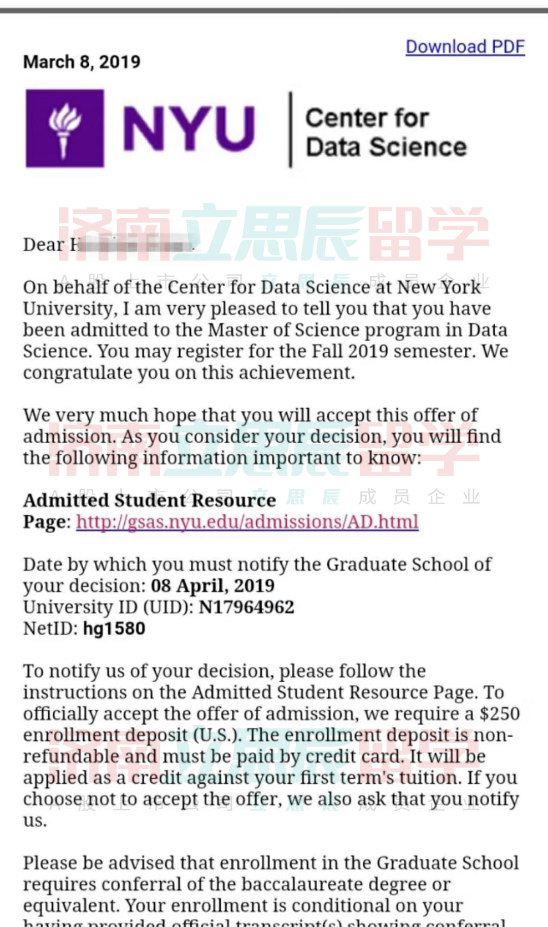 适合自己最重要，合理规划，拿下纽约大学offer！