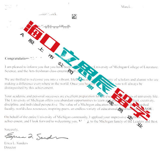 术业有专攻，加拿大高中背景拿下密歇根大学安娜堡分校录取！