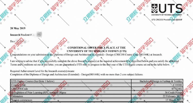 目标明确，走进全球排名13位的悉尼科技大学服装设计