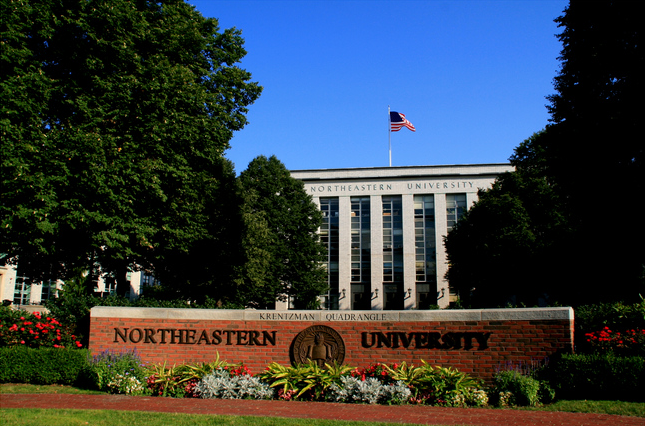 美国东北大学排名2018