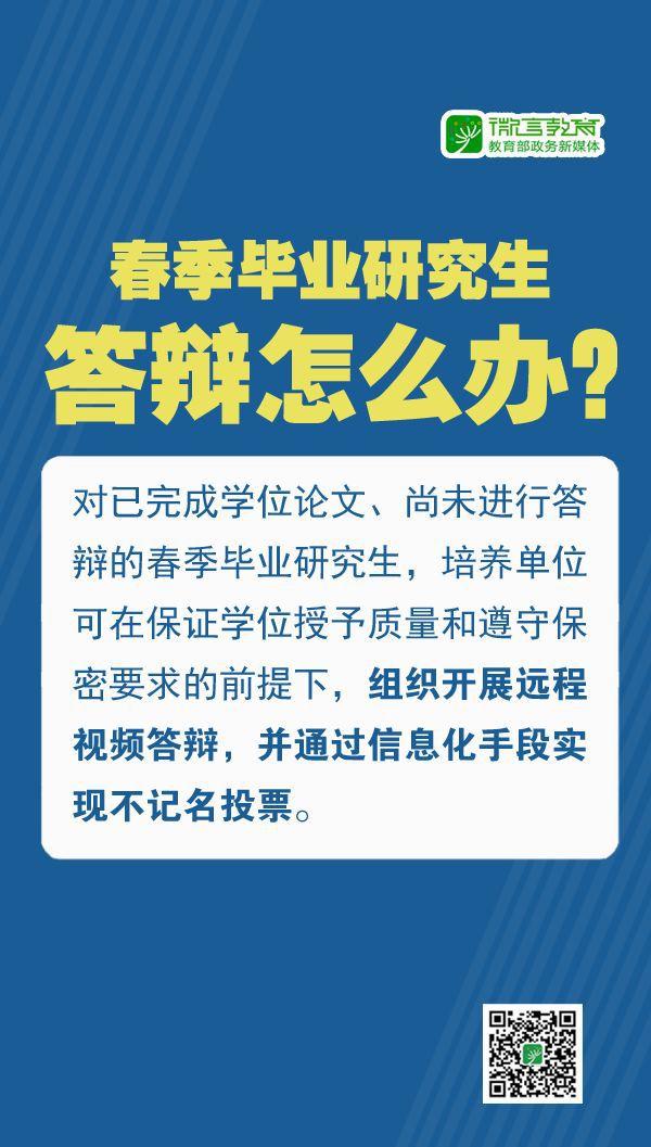 研究生如何答辩？毕业生档案如何处理？疫情期间这些事情要知道