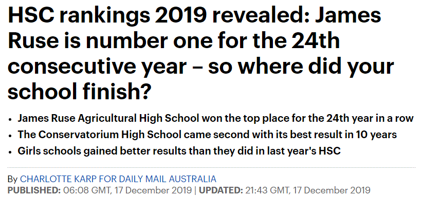 澳洲高考放榜！2019澳洲学校排名新鲜出炉！选哪所学校最好？