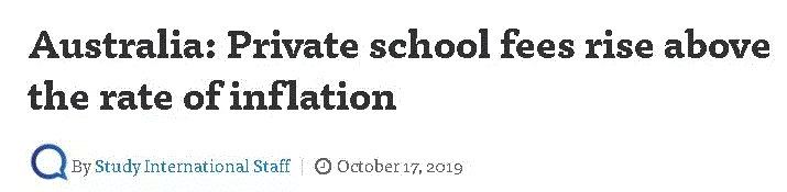 2020年，就读澳洲私立学校要花多少钱？