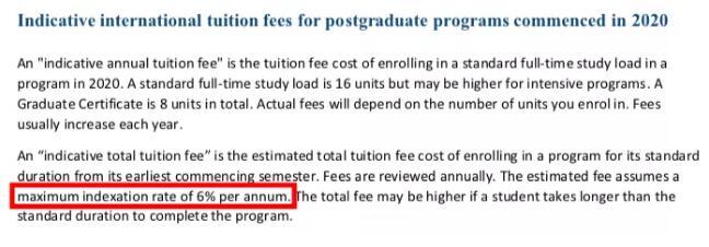 澳洲八大2020年学费更新，附雅思成绩要求！