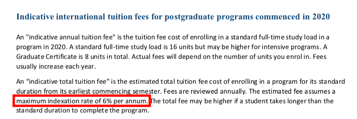 澳洲高校学费又涨了！2020年澳洲各大学学费一览！