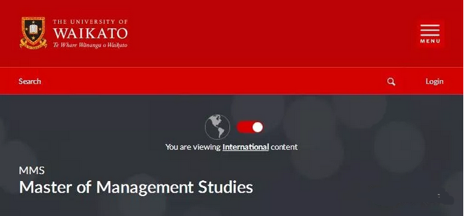 怀卡托大学酒店管理