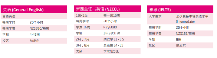东部理工学院语言