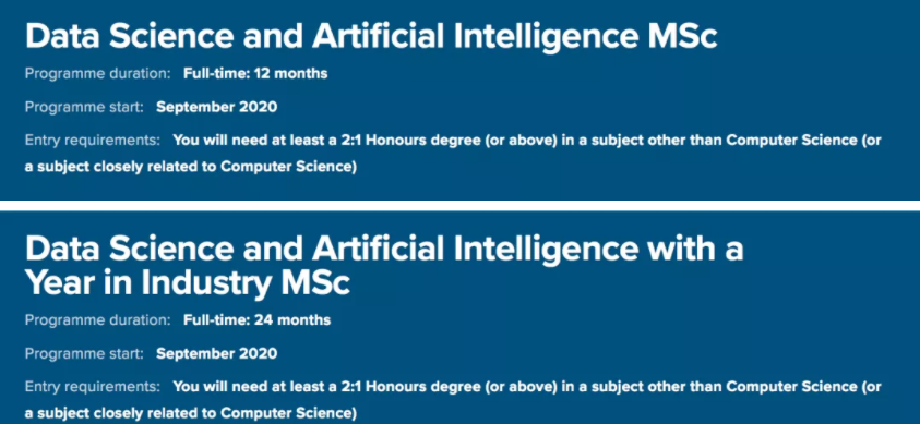 利物浦大学官宣：Data Science and Artificial Intelligence MSc