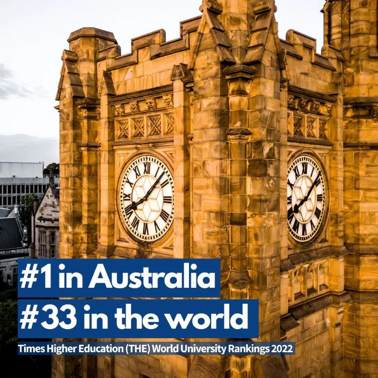 2022年泰晤士世界大学排名发布，墨大连续12年排名全澳第一！