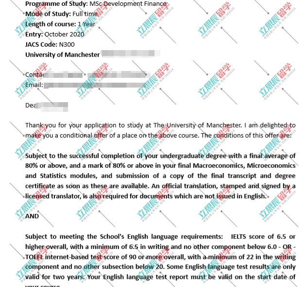 双非考研失利出国留学，恭喜C同学获得格拉斯哥大学offer！