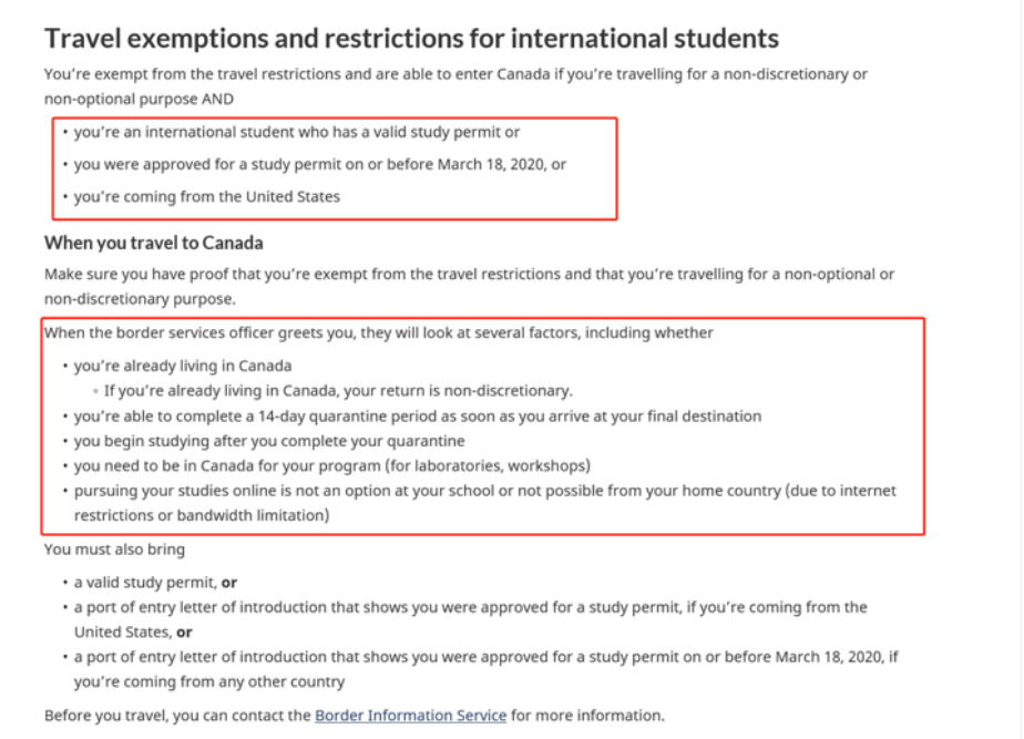 加拿大留学，最新的留学签证、入境政策你都get吗？