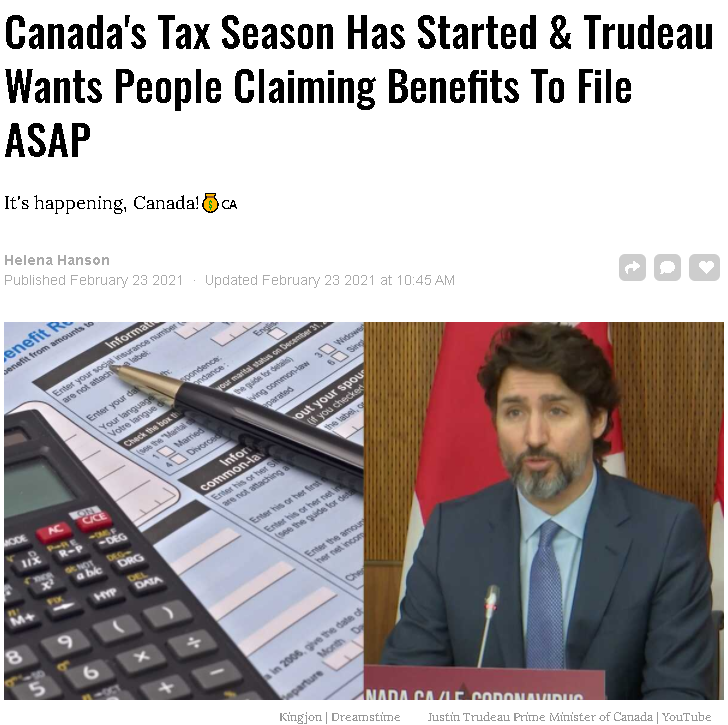 报税开始！加拿大总理敦促大家赶紧报税，今年有所变化！CRA提醒3种错误！