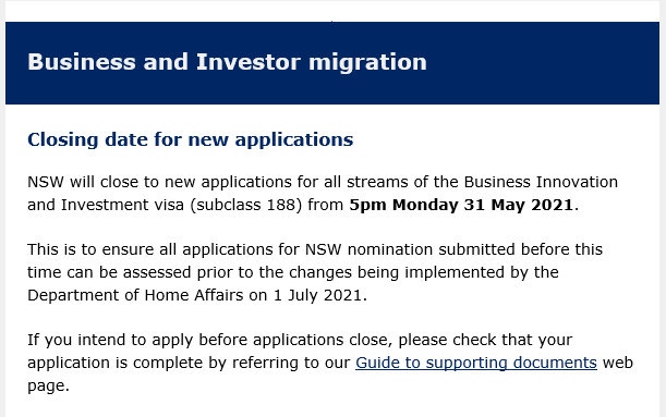 突发！澳洲这两地188签证申请关闭在即，7月改革，难度陡增