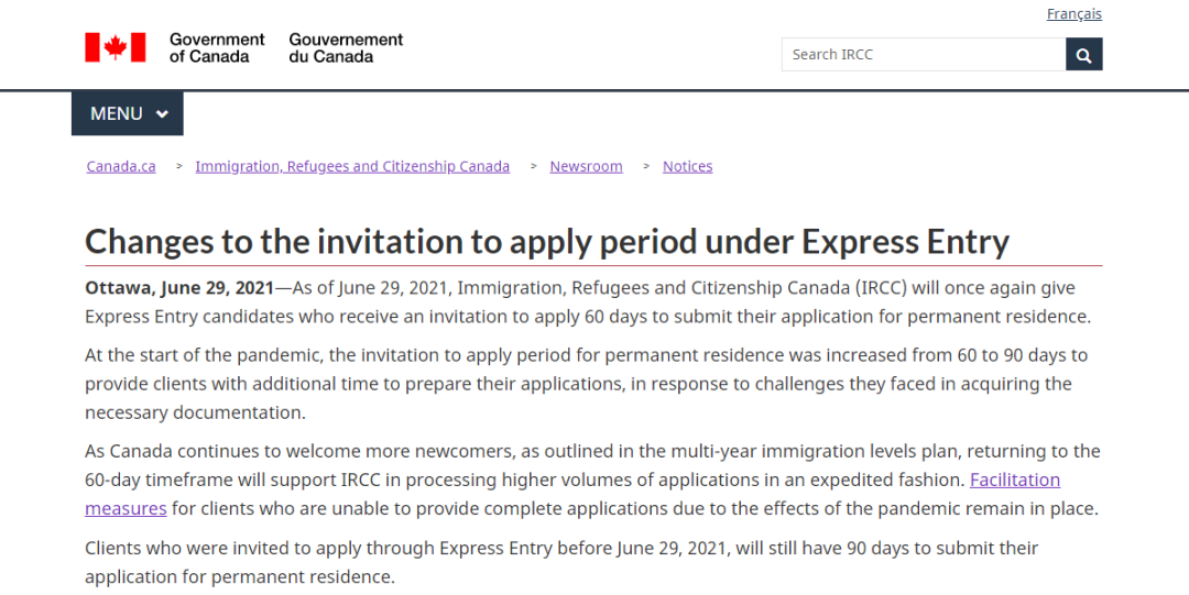 加拿大将关闭临时居民身份恢复政策，这类申请期限大幅缩短！