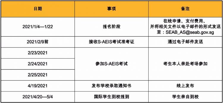 2021年S-AEIS考试时间临近！低龄留学新加坡，选择多多！