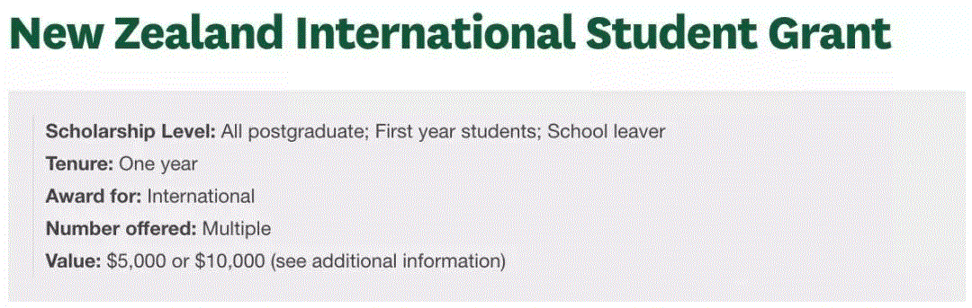 惠灵顿维多利亚大学开放国际留学生奖学金！