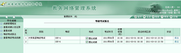 关于2018年12月全国大学英语四、六级考试报名的通知