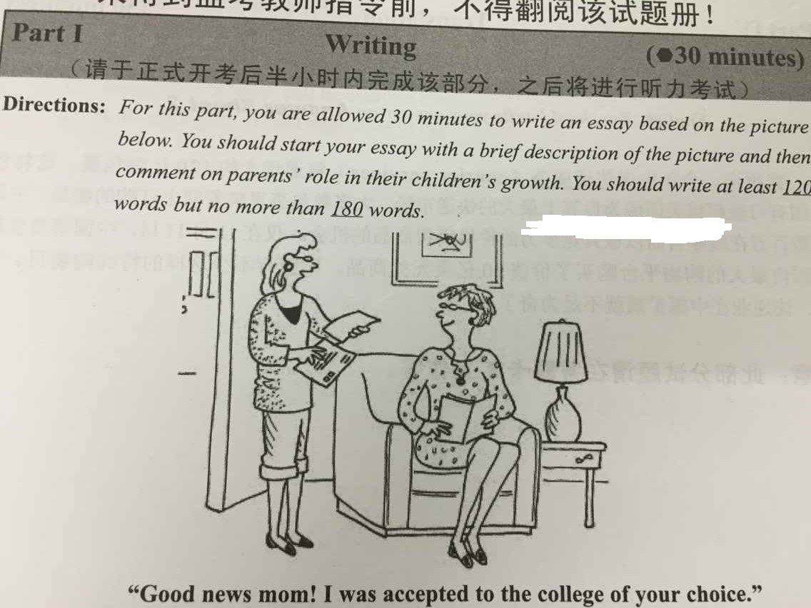 2015年6月大学英语四级真题试卷三（图片版）