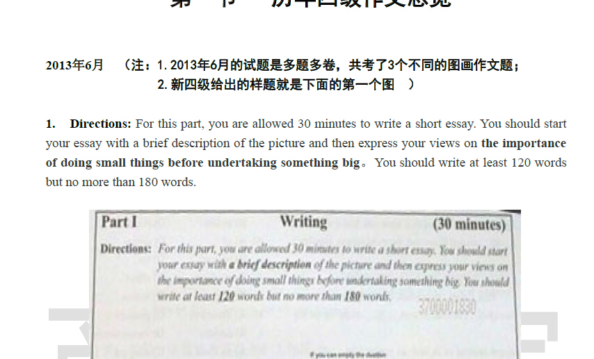 英语六级作文精讲：一次课提升50分 word下载