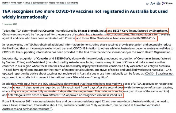 好消息！又一款中国疫苗获澳洲认可！