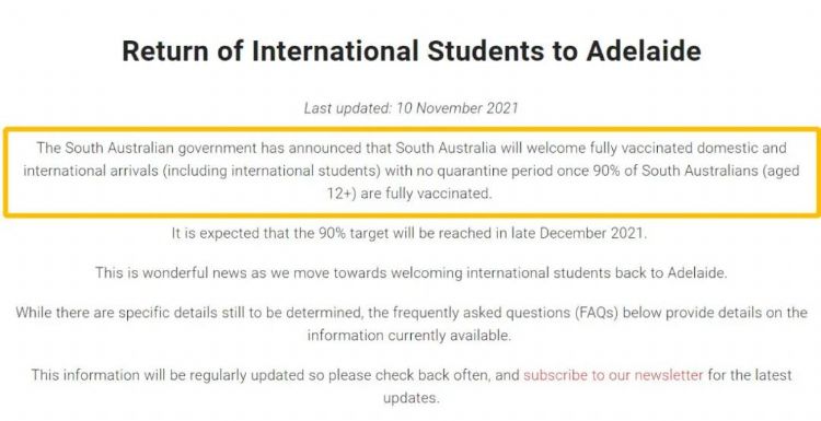 南澳官宣：12月底留学生入境可免隔离！