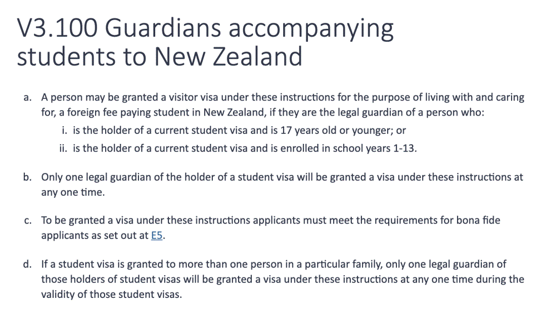 新西兰的低龄留学生陪读政策是怎样的？