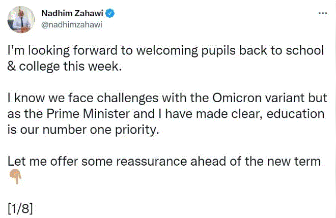 教育大臣发布中小学防疫新规，确保新学期顺利线下开学，迎接学生重返