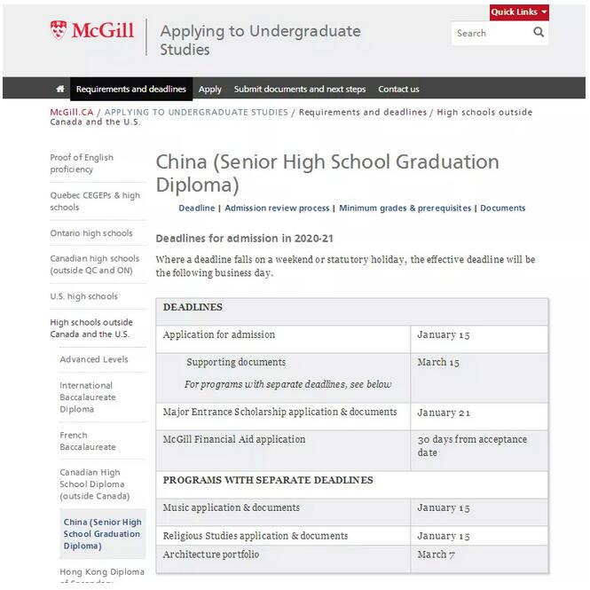 2020加拿大大学申请重要时间节点，可不要错过了哦！