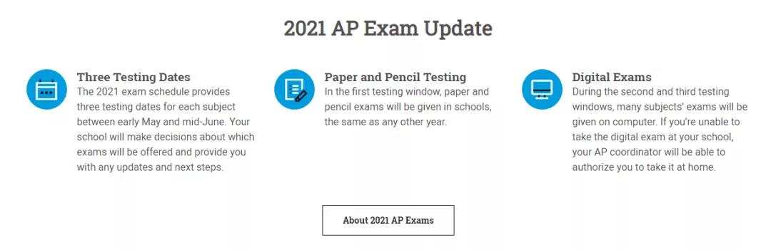 刚刚官宣：2021年AP考试线上+线下，但中国区仍为线下纸笔考试！